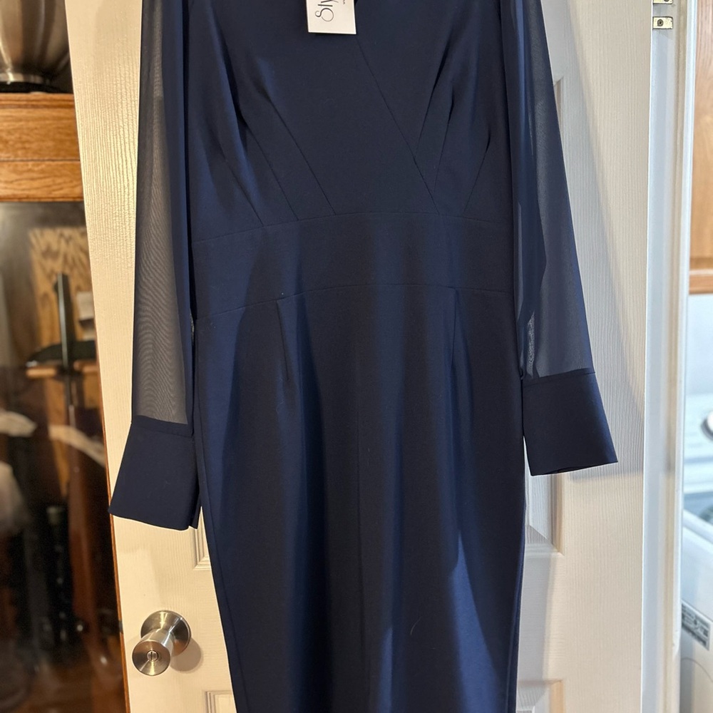 Elegant Navy Dress